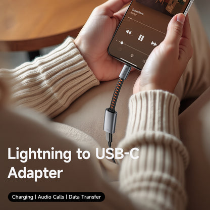 Adaptador de Áudio USB-C - Lightning McDodo CA-4870, Cinzento