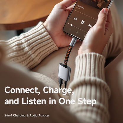 Adaptador Áudio USB-C - USB-C / 3.5mm McDodo CA-3120, Cinzento