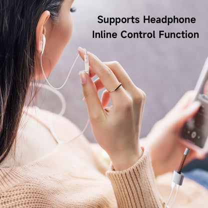 Adaptador Áudio USB-C - USB-C / 3.5mm McDodo CA-3120, Cinzento