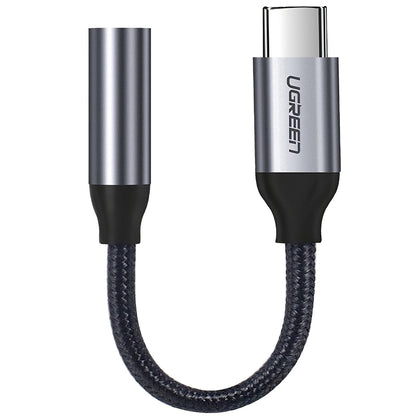 Adaptador de Áudio USB-C - 3.5mm UGREEN AV142, Cinzento