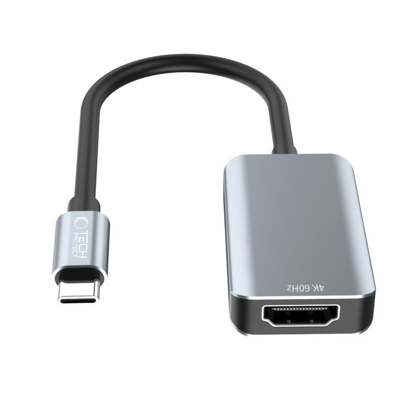 Adaptador de Áudio e Vídeo USB-C - HDMI Tech-Protect Ultraboost, Preto