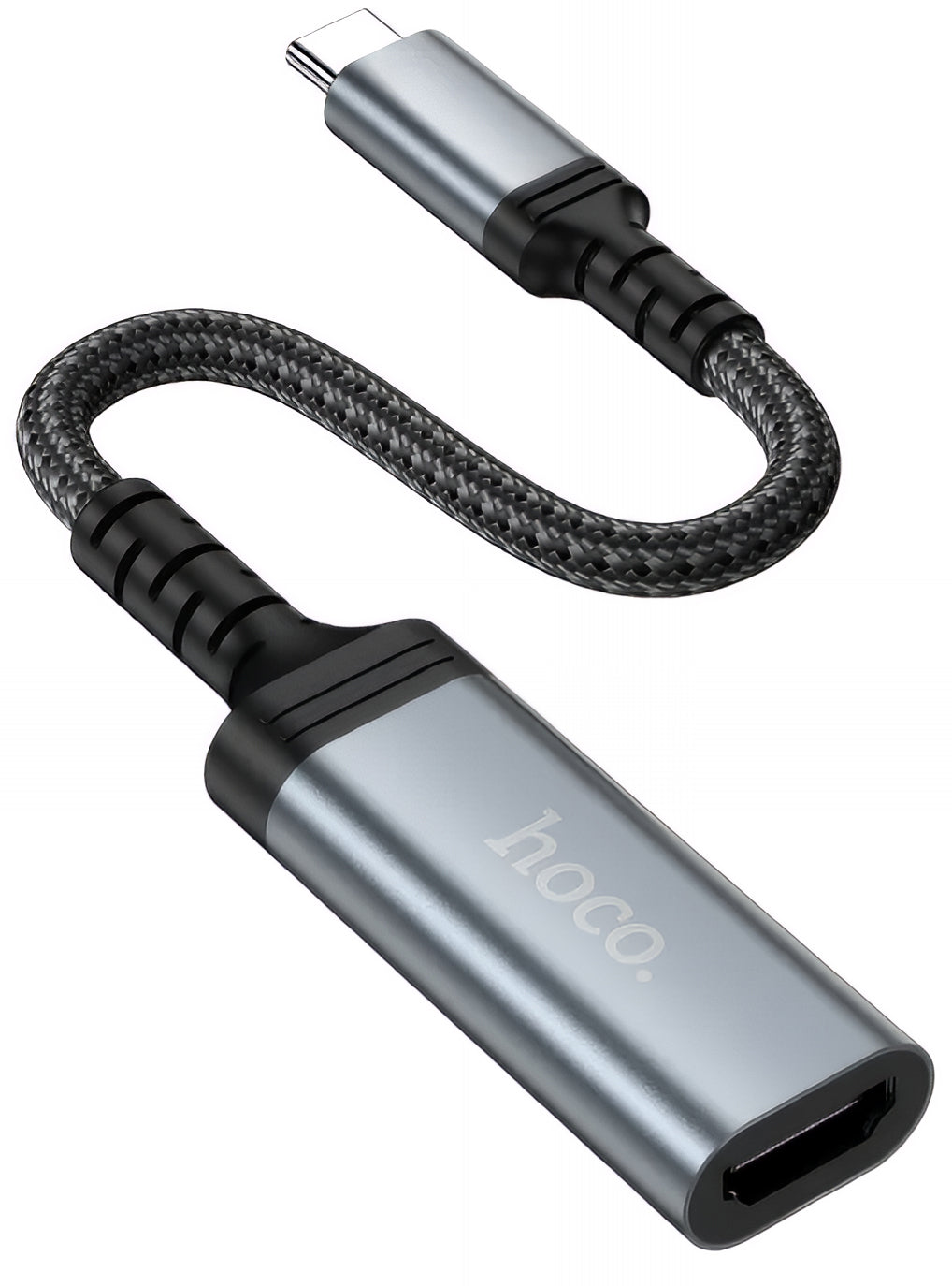 Adaptador Áudio e Vídeo USB-C - HDMI HOCO UA43A, Cinzento