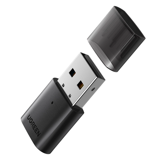 Adaptador Bluetooth USB UGREEN CM390 (80889) Versão Nova, Preto