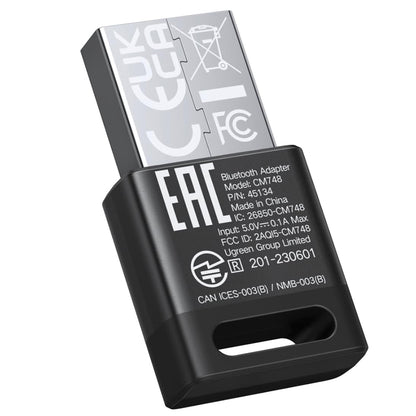 Adaptador Bluetooth USB UGREEN CM748 (45134), Preto