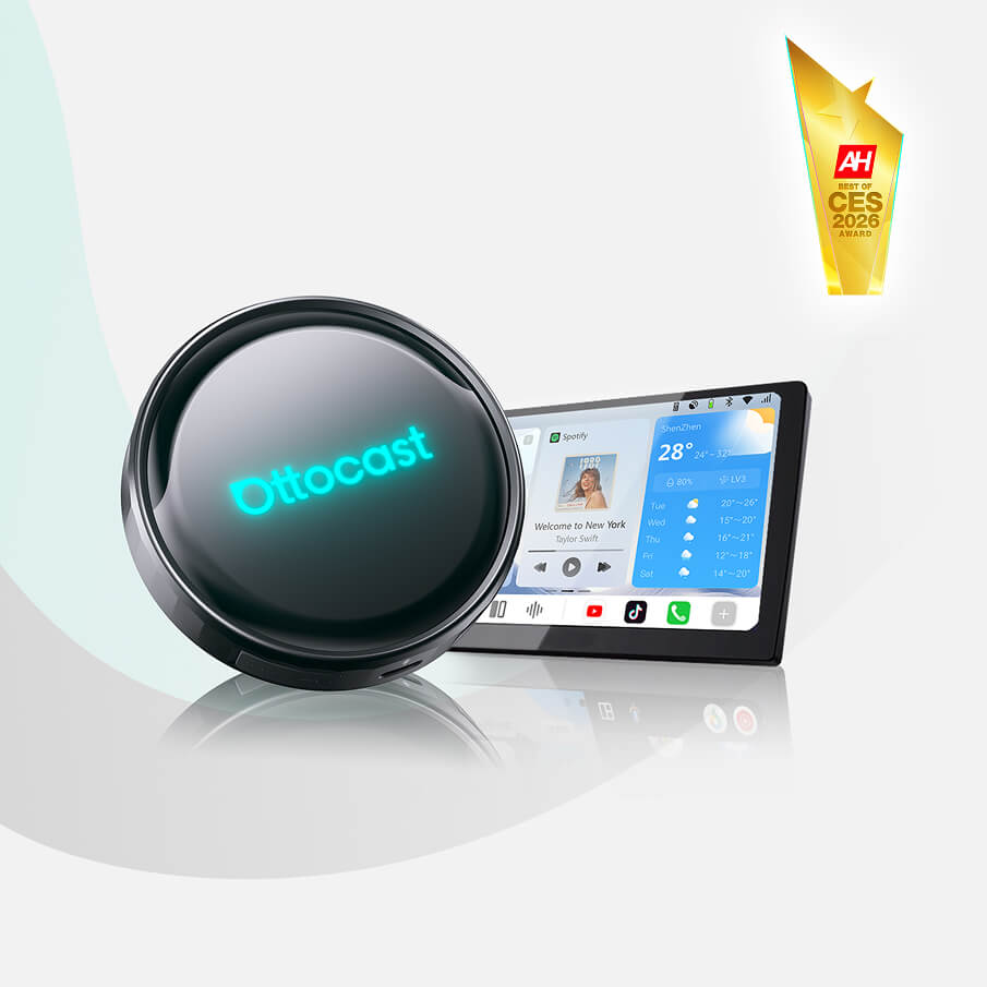 Adaptador Carplay / Android Auto Wireless Ottocast OttoAibox P3 Pro para Apple iPhone / Android Series, Recondicionado PCS61-T