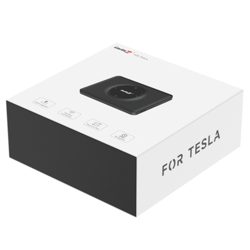 Adaptador Carplay / Android Auto Wireless Carlinkit compatível com Tesla Model 3 / X / Y / S para Apple iPhone / Android Series CPC200-T2C