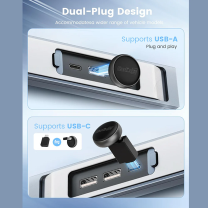 Adaptador Carplay / Android Auto Wireless Carlinkit Mini Ultra3 para Apple iPhone / Série Android