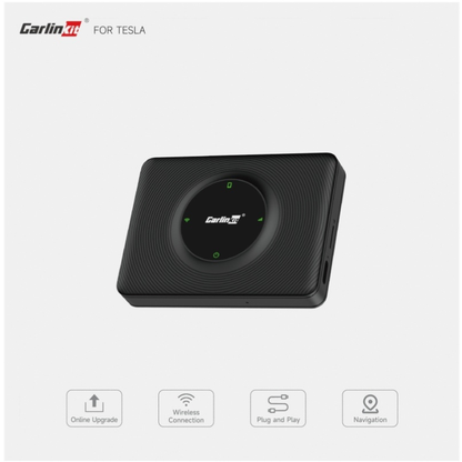 Adaptador Carplay / Android Auto Wireless Carlinkit compatível com Tesla Model 3 / X / Y / S para Apple iPhone / Android Series CPC200-T2C