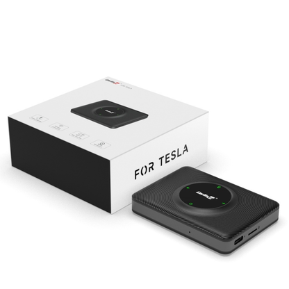 Adaptador Carplay / Android Auto Wireless Carlinkit compatível com Tesla Model 3 / X / Y / S para Apple iPhone / Android Series CPC200-T2C