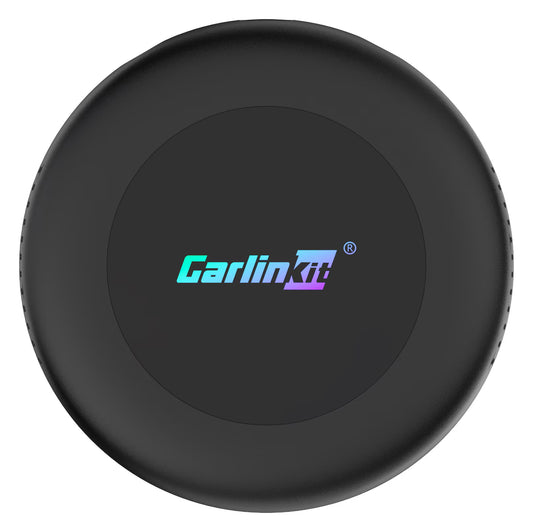 Adaptador Carplay / Android Auto Wireless Carlinkit TBox Ultra 2 para Apple iPhone / Série Android, 8GB RAM / 128GB, 5G