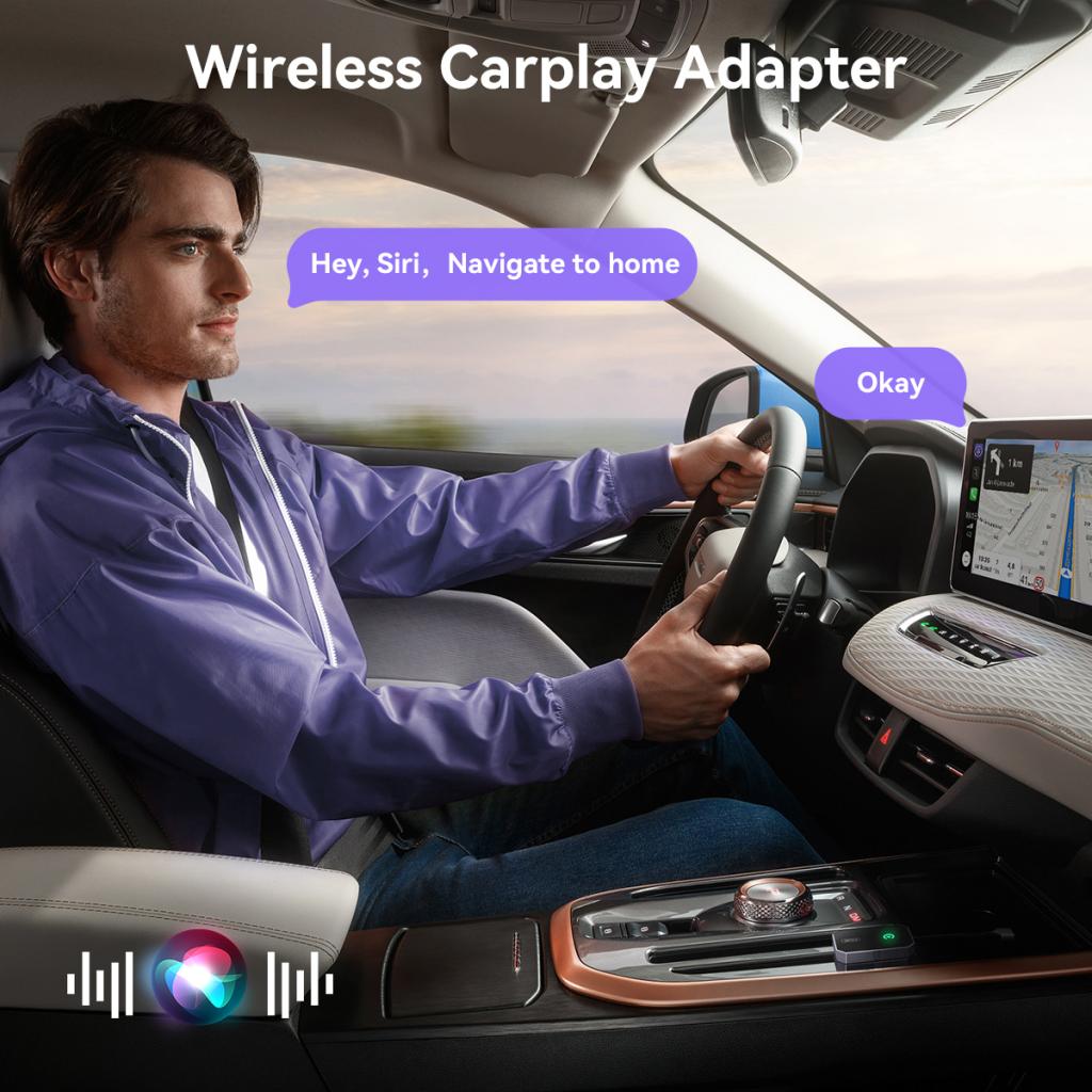 Adaptador Carplay Wireless XO Design CZ016 para Apple iPhone Series
