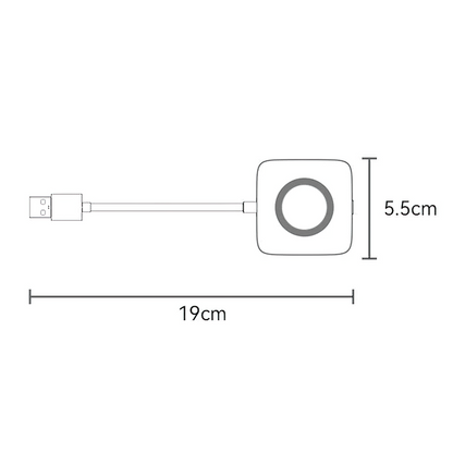 Adaptador Carplay Wireless Yesido KM23 para Apple iPhone Series