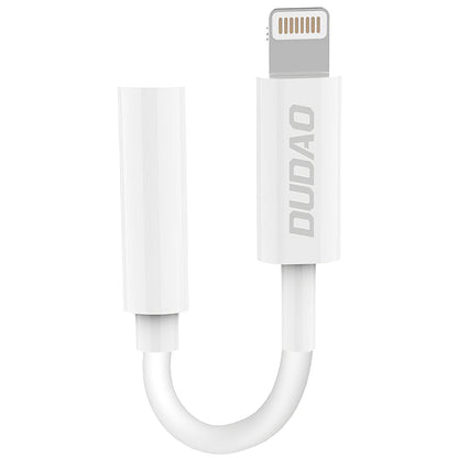 Adaptador de áudio Lightning - 3,5 mm Dudao L16i, branco