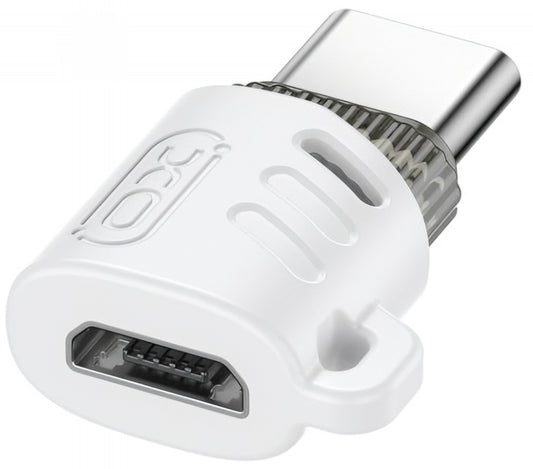Adaptador de Dados e Carregamento microUSB - USB-C XO Design NB256G, Branco