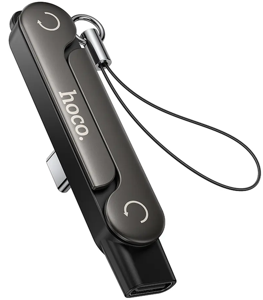 Adaptador de Dados e Carregamento USB-C - USB-C HOCO UA47A, Preto