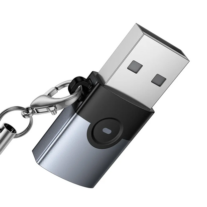 Adaptador de Dados e Carregamento USB-C - USB-A HOCO UA46B, Cinzento