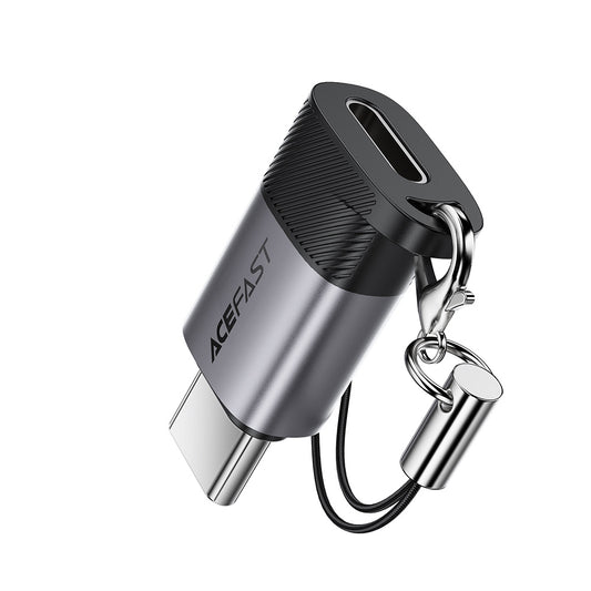 Adaptador de Dados e Carregamento Lightning - USB-C Acefast J19, Cinzento