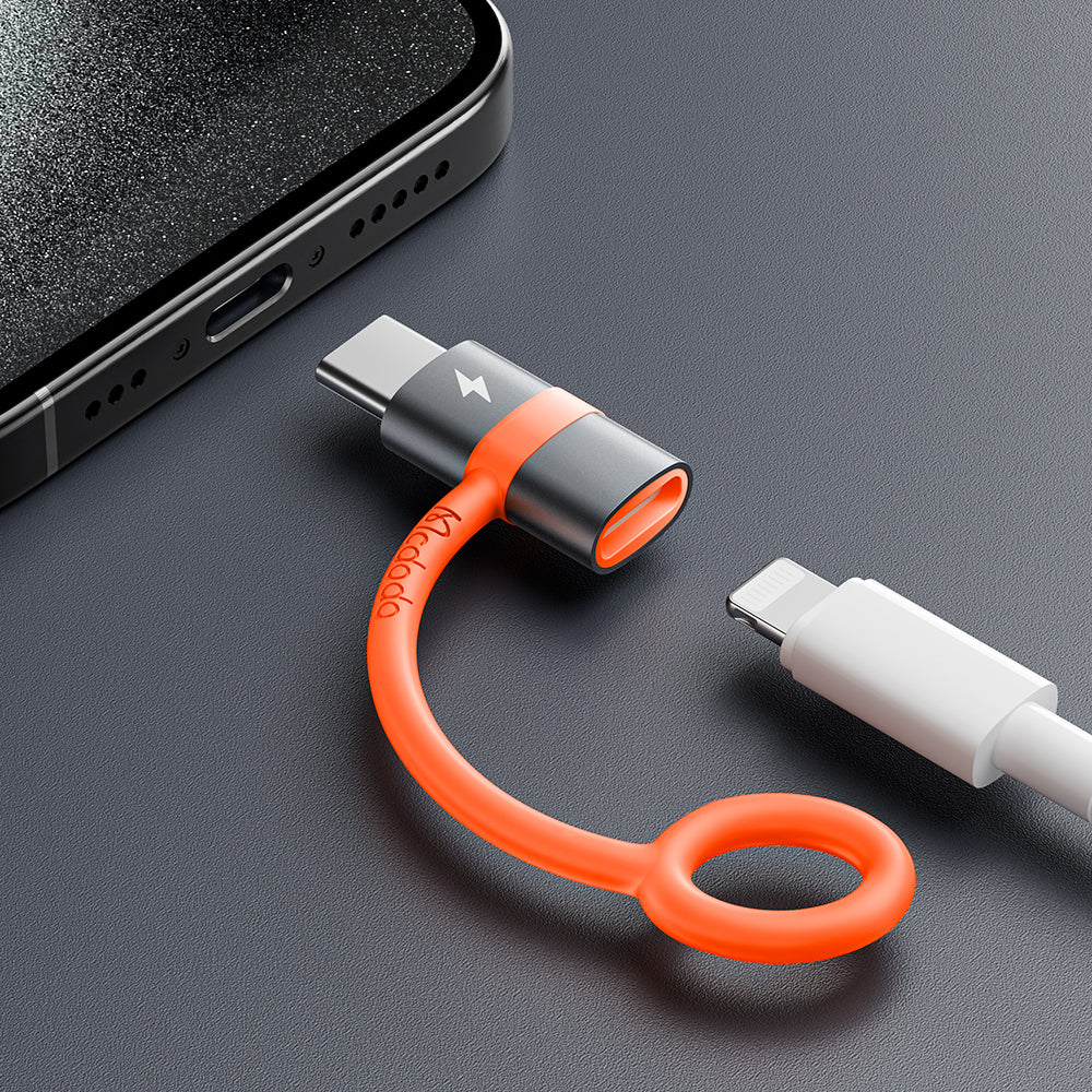 Adaptador de Dados e Carregamento Lightning - USB-C McDodo OT-5530, Cinzento