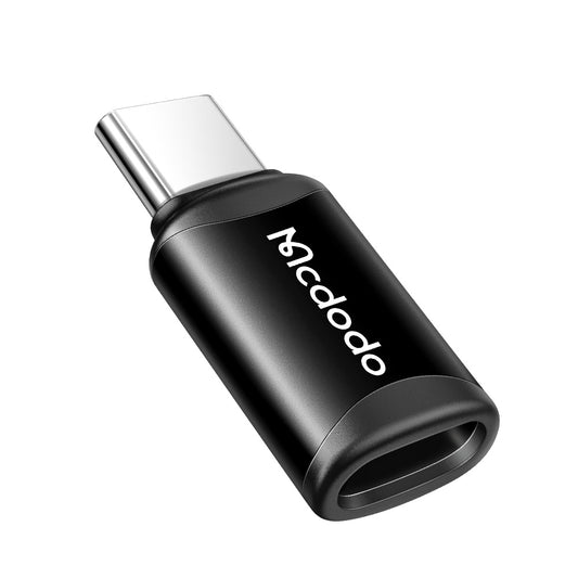 Adaptador de Dados e Carregamento Lightning - USB-C McDodo OT-7700, Preto