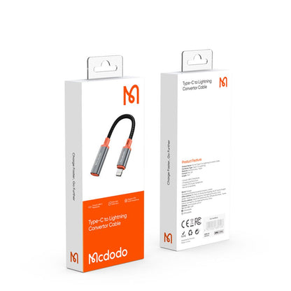 Adaptador de Dados e Carregamento USB-C - Lightning McDodo CA-1440, Preto