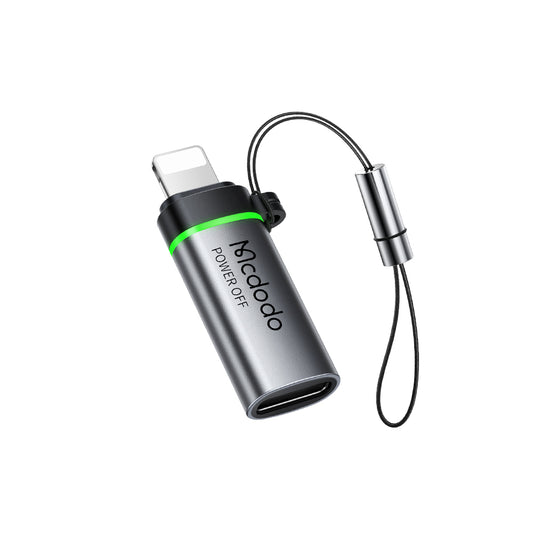 Adaptador de Dados e Carregamento USB-C - Lightning McDodo OT-2590 Power Off, Preto