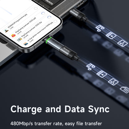 USB-C to Lightning McDodo OT-2590 Power Off Adapter, Black