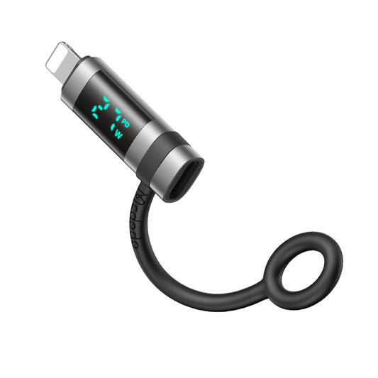 Adaptador de Dados e Carregamento USB-C - Lightning McDodo OT-2610 Pigeon Display, Preto