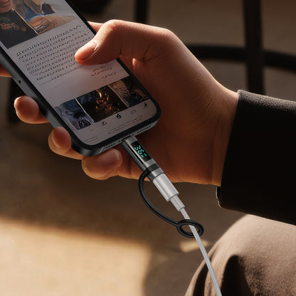 Adaptador de Dados e Carregamento USB-C - Lightning McDodo OT-2610 Pigeon Display, Preto