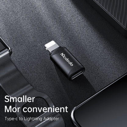 Adaptador de Dados e Carregamento USB-C - Lightning McDodo OT-7680, Preto
