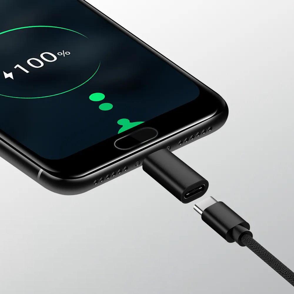 Adaptador de Dados e Carregamento USB-C - Lightning / microUSB / USB-A Techsuit A19 TriFlashX 3in1, Preto