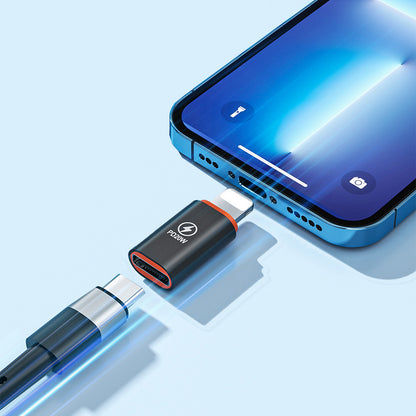 Adaptador de Dados e Carregamento USB-C - Lightning Techsuit A3 HyperPort, Preto Laranja