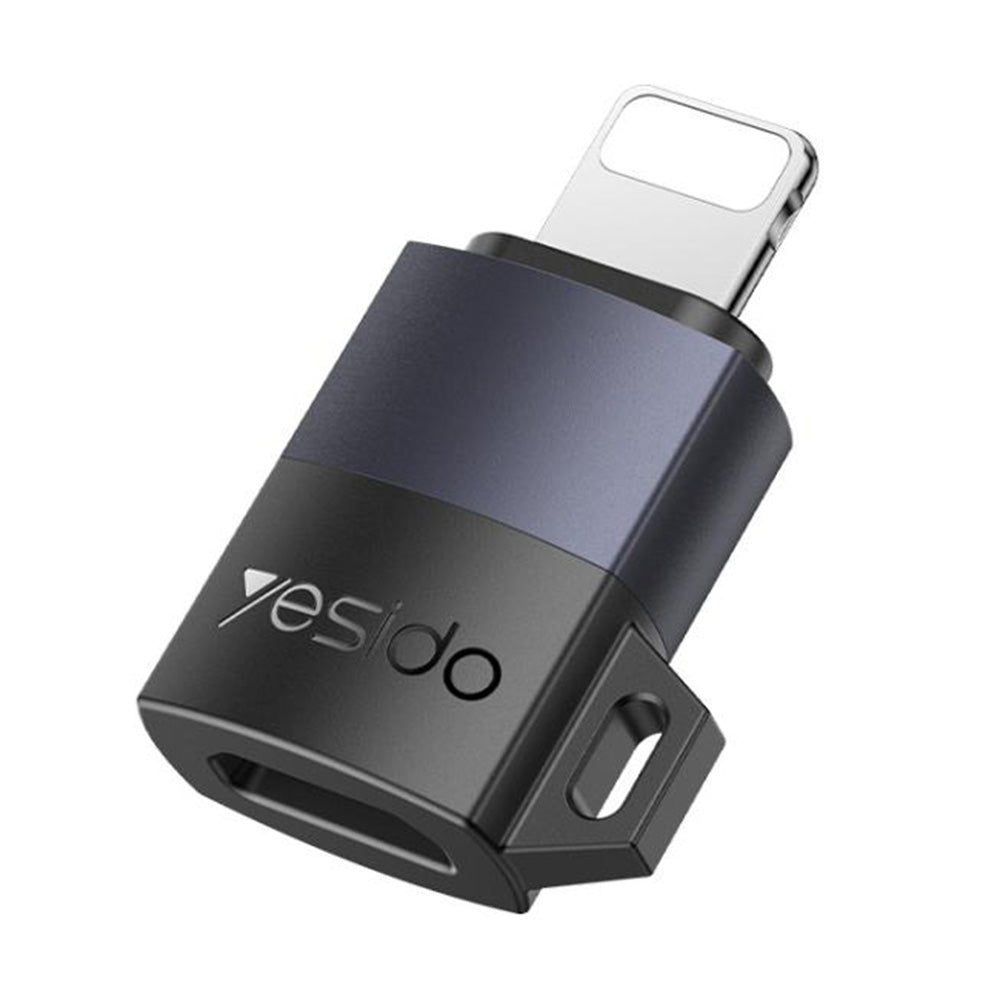 Adaptador de Dados e Carregamento USB-C - Lightning Yesido GS27, Cinzento