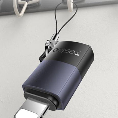 Adaptador de Dados e Carregamento USB-C - Lightning Yesido GS27, Cinzento