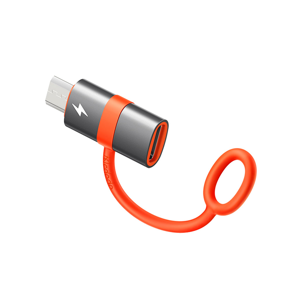 Adaptador de Dados e Carregamento USB-C - microUSB McDodo OT-3820, Cinzento