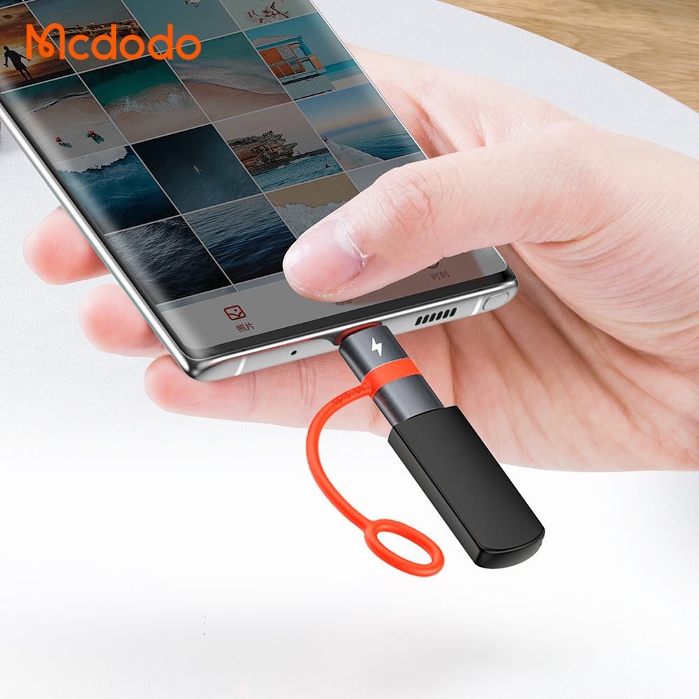 Adaptador de Dados e Carregamento USB-C - microUSB McDodo OT-3820, Cinzento
