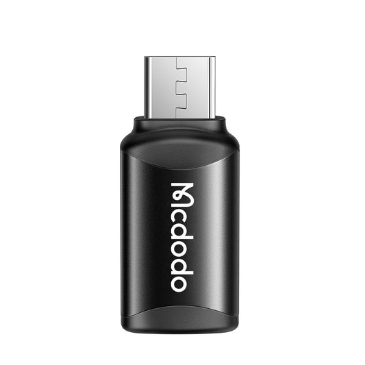 Adaptador de Dados e Carregamento USB-C - microUSB McDodo OT-7690, Preto