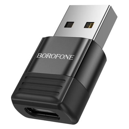 Adaptador de Dados e Carregamento USB-C - USB-A Borofone BV18, Preto