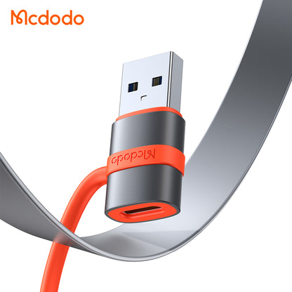 Adaptador de Dados e Carregamento USB-C - USB-A McDodo OT-3800, Cinzento