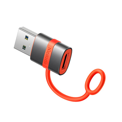 Adaptador de Dados e Carregamento USB-C - USB-A McDodo OT-3800, Cinzento
