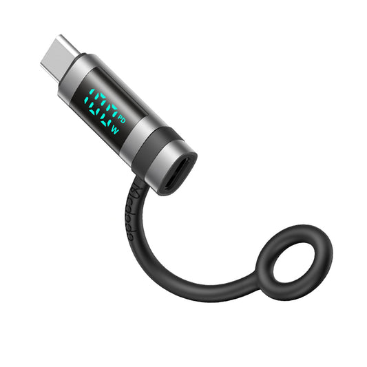 Adaptador de Dados e Carregamento USB-C - USB-C McDodo OT-2620 Pigeon Display, Preto