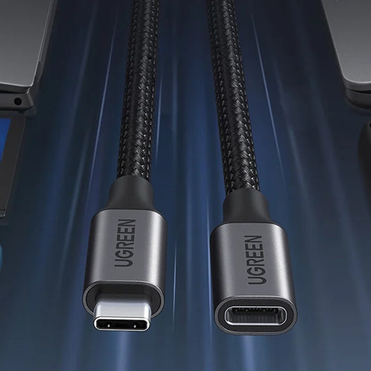 Extensão USB-C UGREEN US372 (45191), 1m, Preto