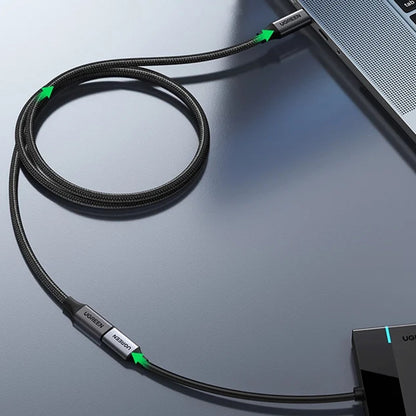 UGREEN US372 USB-C Extension Cable (45191), 1m, Black