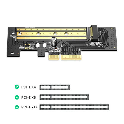 Adaptador Interface SSD UGREEN CM302 (70503), NVMe M.2 - PCIe 3.0 X4