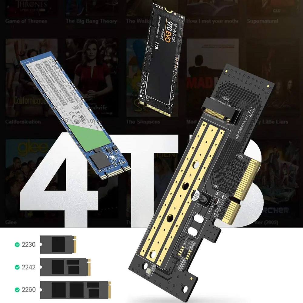 Adaptador Interface SSD UGREEN CM302 (70503), NVMe M.2 - PCIe 3.0 X4