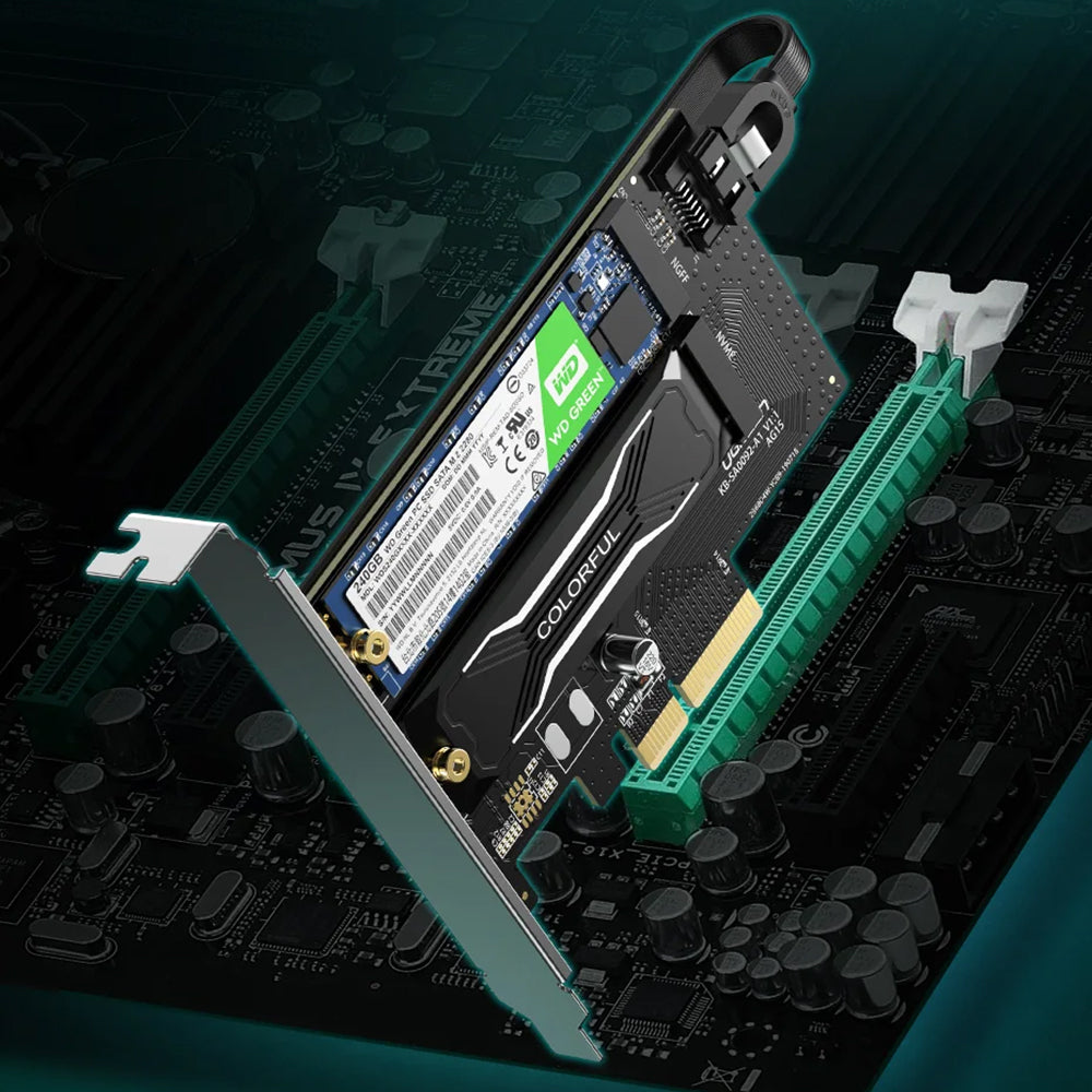 Adaptador de Interface SSD UGREEN CM302 (70504), NVMe M.2 / SATA - PCIe 3.0 X4