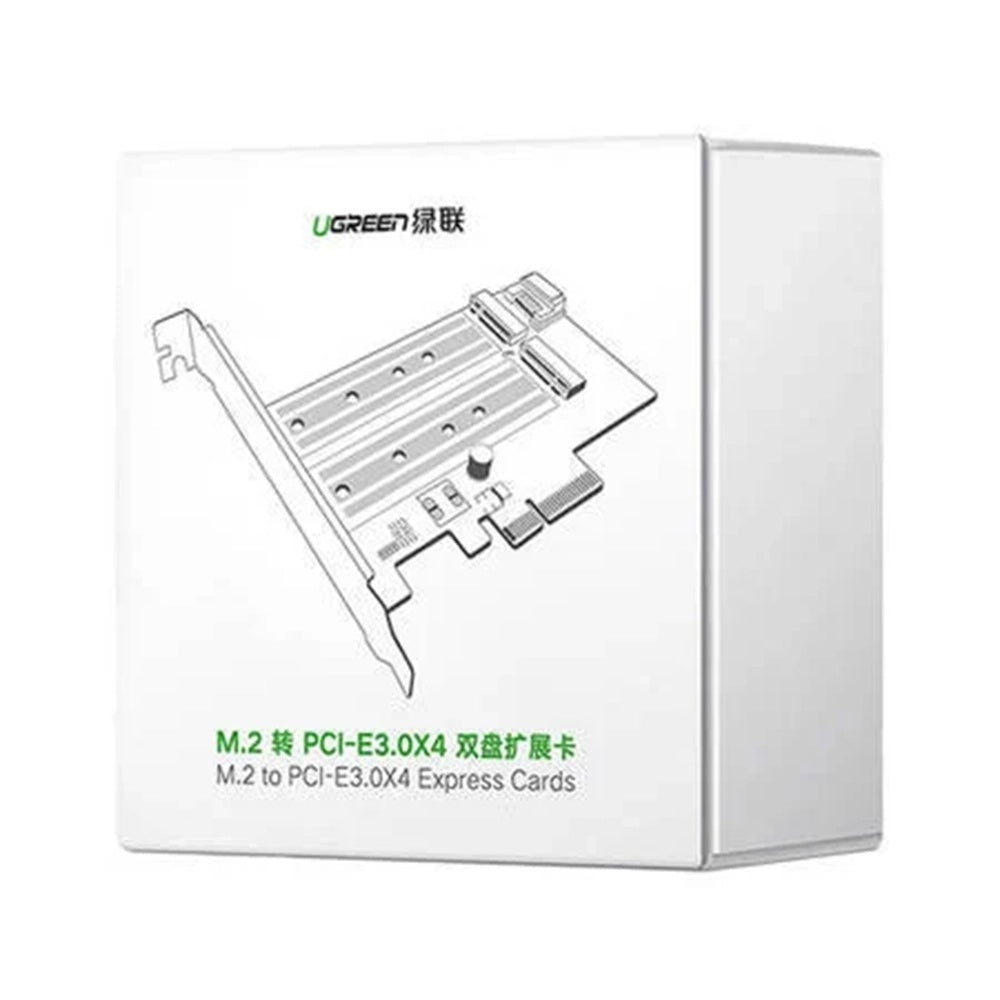 Adaptador de Interface SSD UGREEN CM302 (70504), NVMe M.2 / SATA - PCIe 3.0 X4