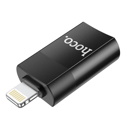 Adaptador OTG Lightning - USB-A HOCO UA17, Preto