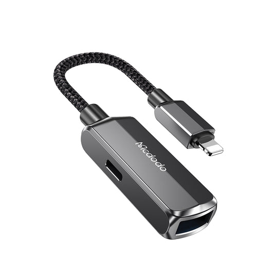Adaptador OTG Lightning - USB-A McDodo CA-2690, Cinzento