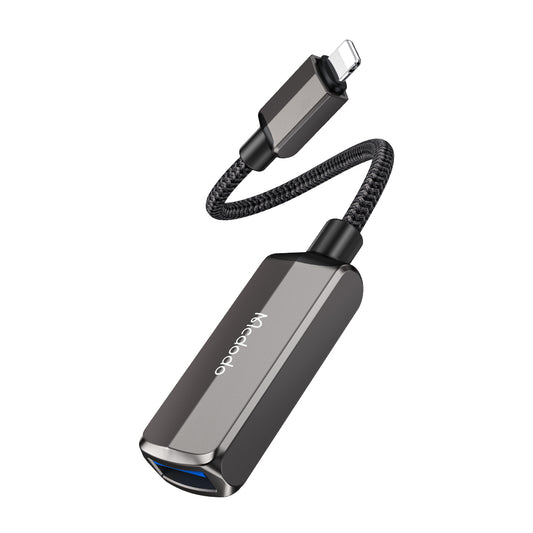 Adaptador OTG Lightning - USB-A McDodo CA-2690, Cinzento