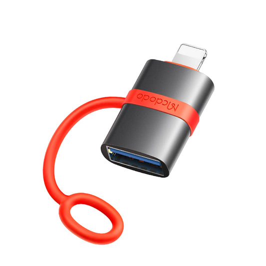 Adaptador OTG Lightning - USB-A McDodo OT-2600, Cinzento